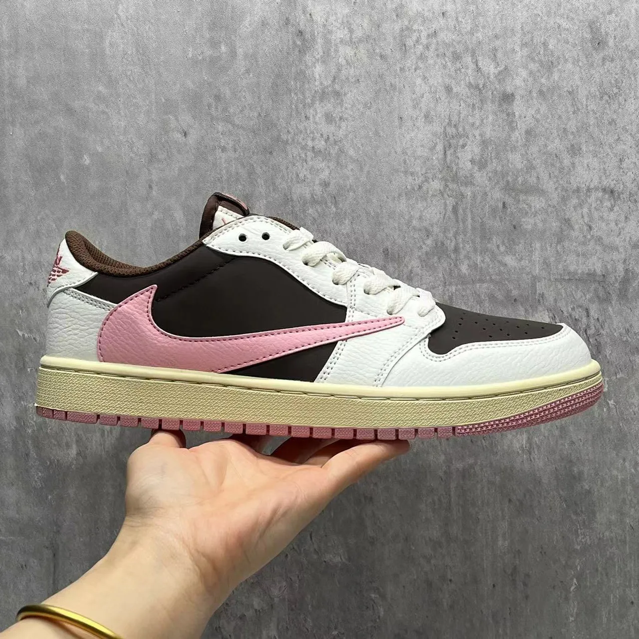 Travis Scott x AJ 1 Low Dark Pony Shoes Sneakers - nk0004049 - Image 7