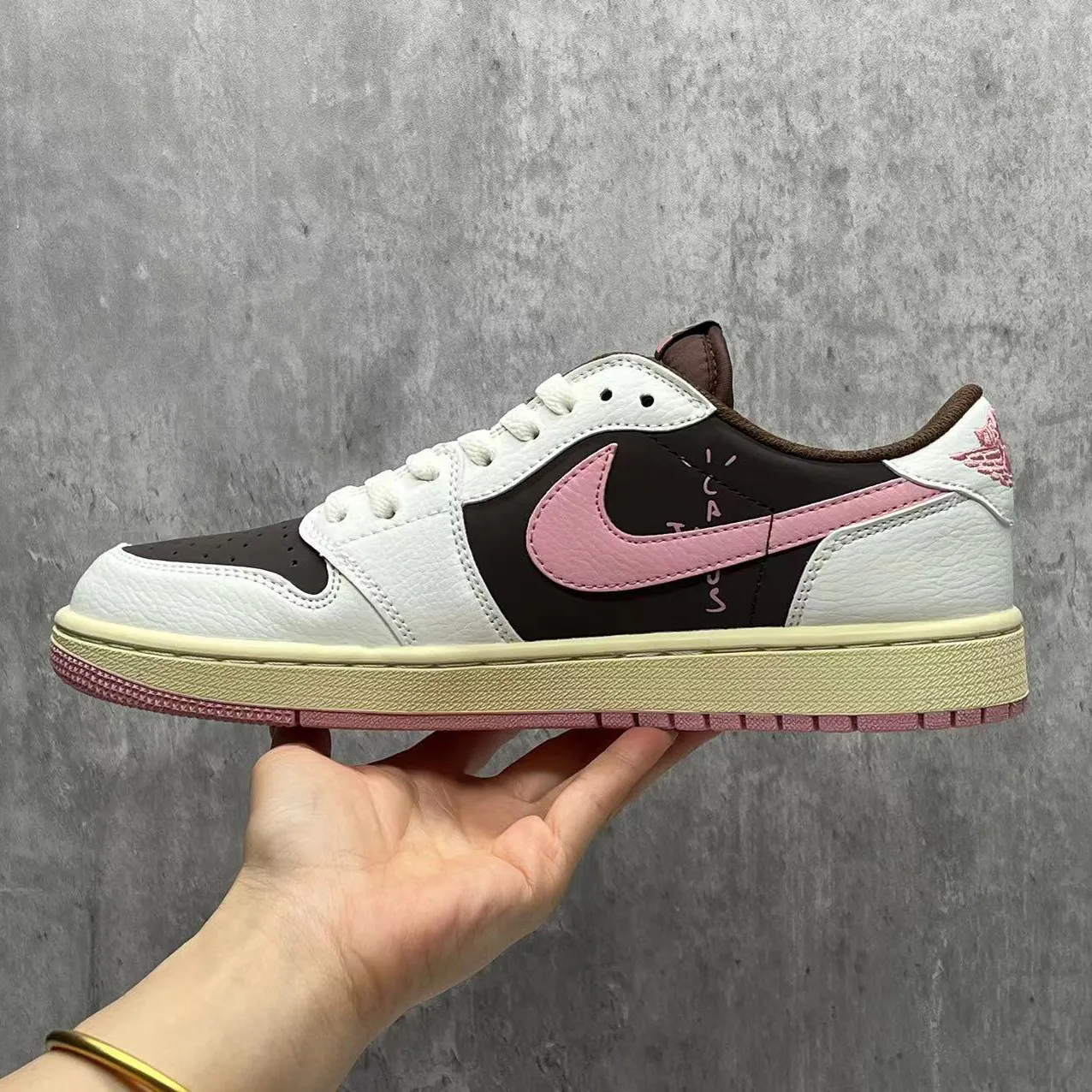 Travis Scott x AJ 1 Low Dark Pony Shoes Sneakers - nk0004049 - Image 8