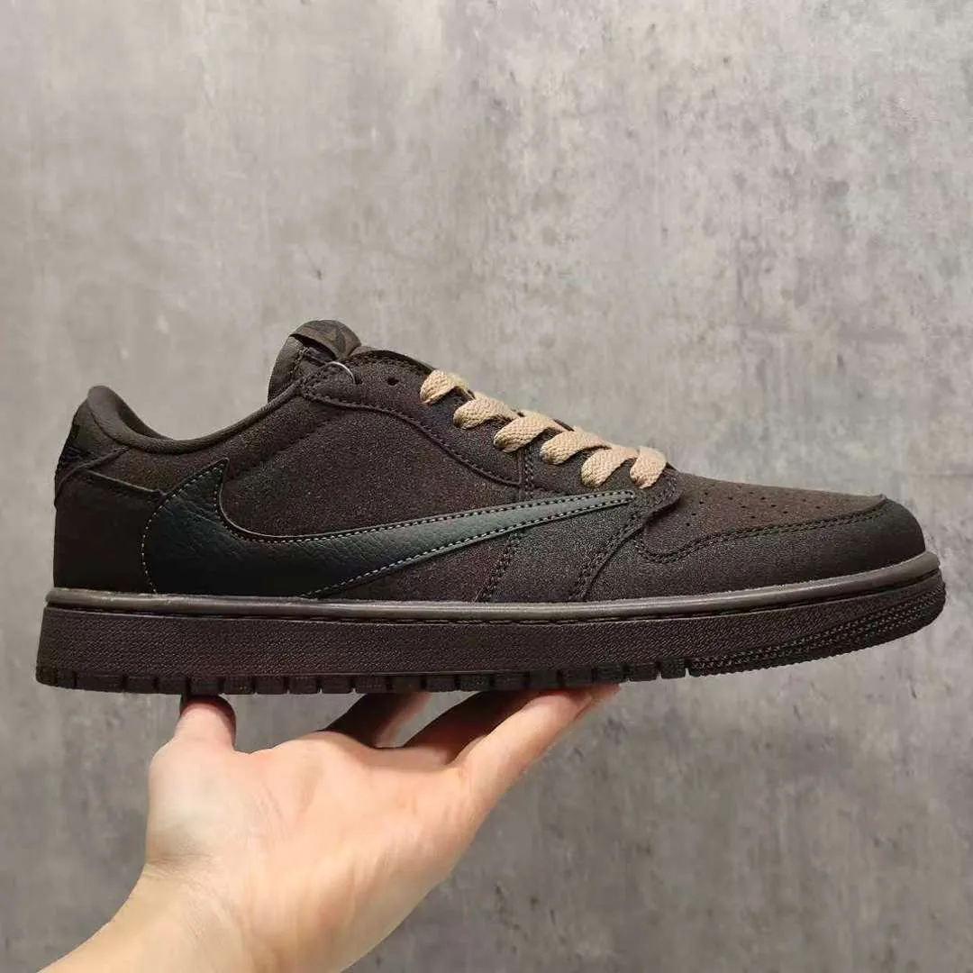 Travis Scott x AJ 1 Low "Velvet Brown" Shoes Sneakers - nk0004108 - Image 3