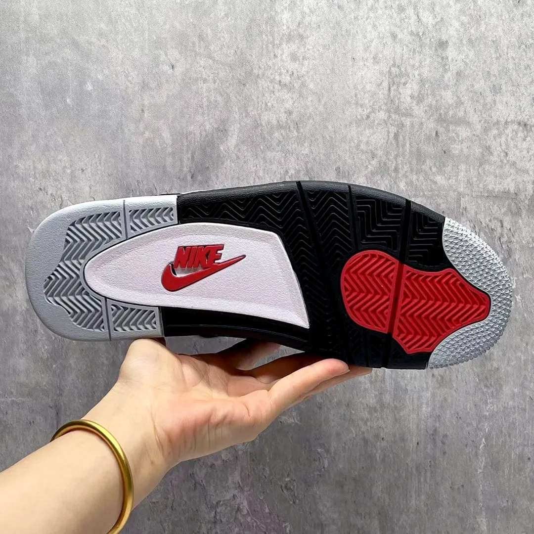 AJ 4 Black Cement Shoes Sneakers - nk0004141 - Image 9