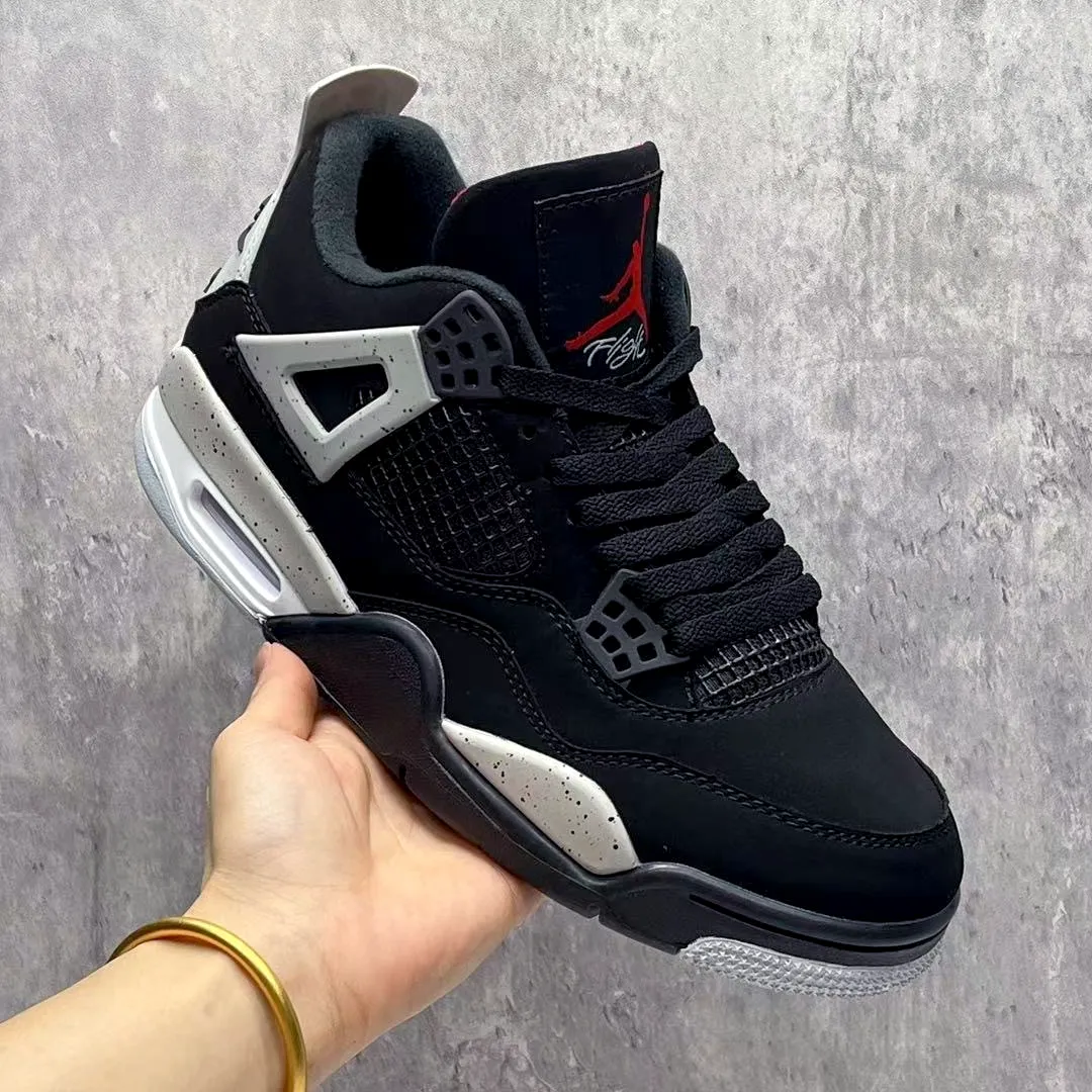 AJ 4 Black Cement Shoes Sneakers - nk0004141 - Image 6