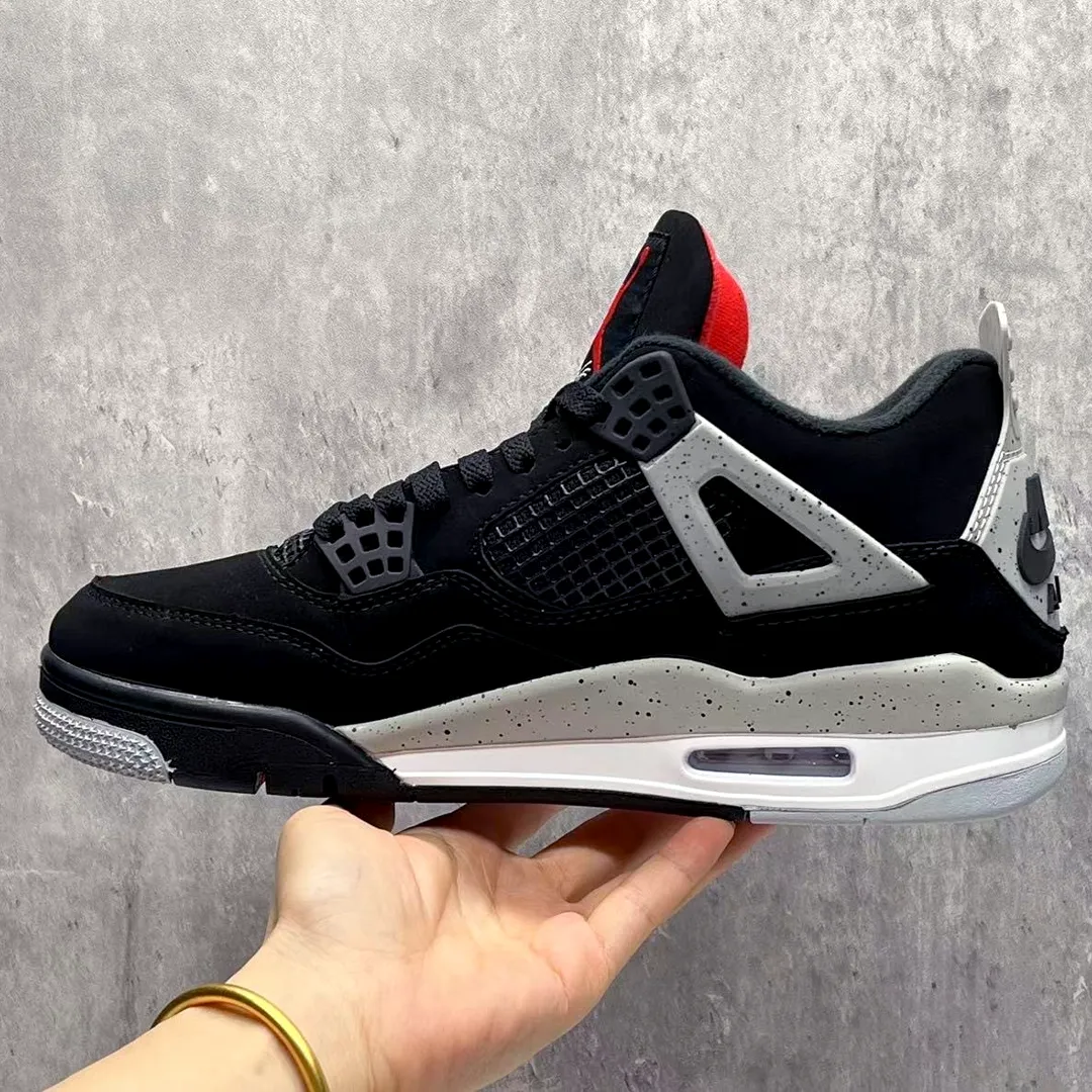 AJ 4 Black Cement Shoes Sneakers - nk0004141 - Image 5