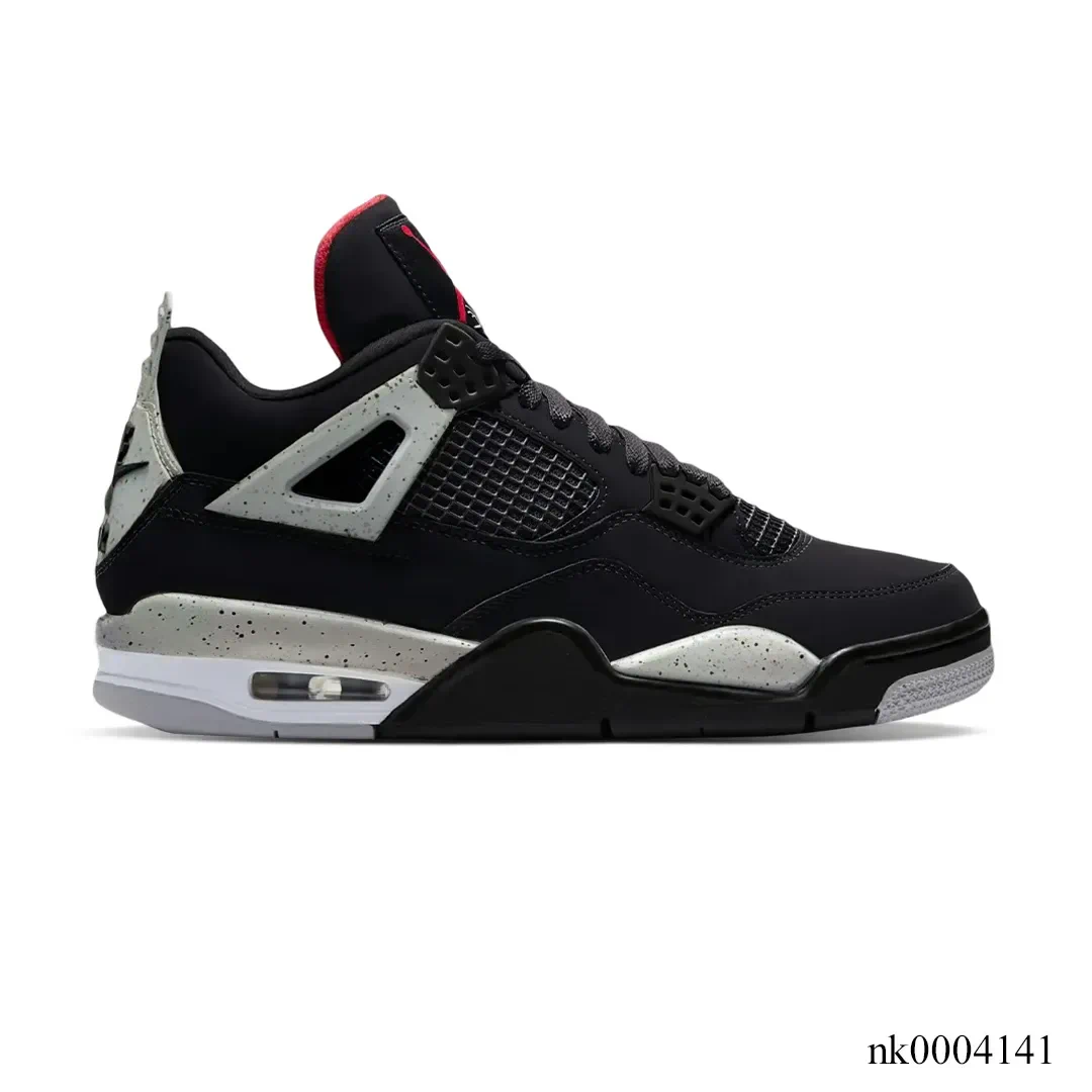 AJ 4 Black Cement Shoes Sneakers - nk0004141