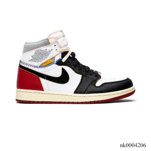 AJ 1 Retro High Union LA Black Toe Shoes Sneakers - nk0004206