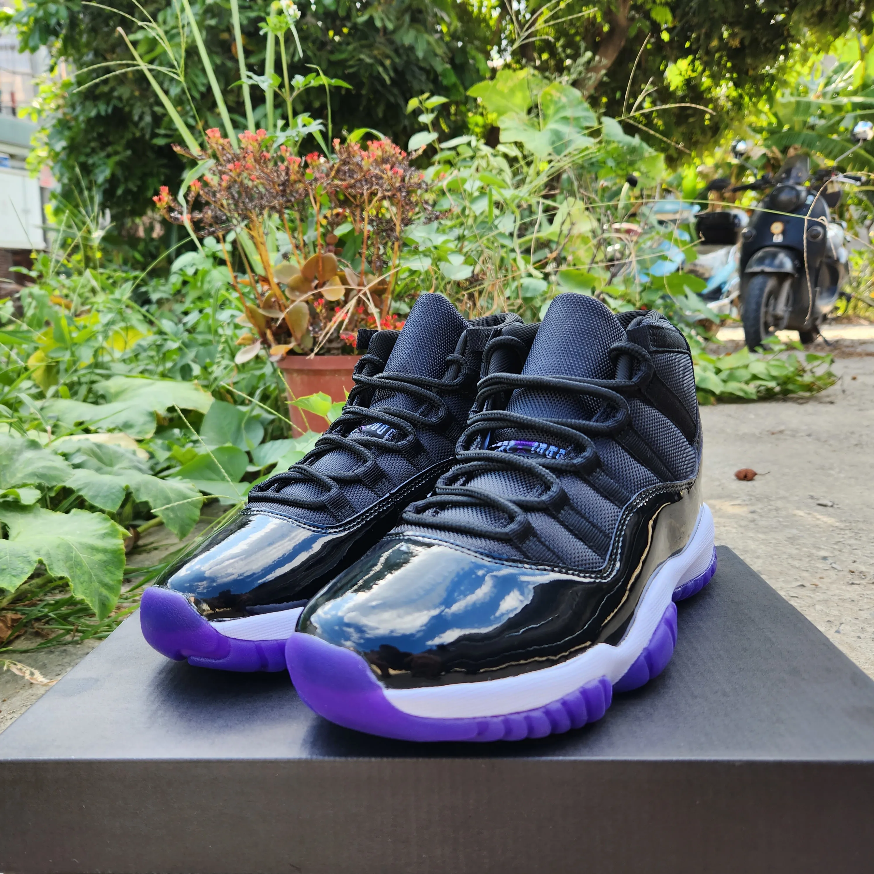 AJ 11 Black Grape Shoes Sneakers - nk0004209 - Image 9