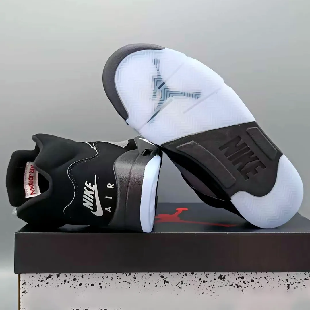 AJ 5 Black Metallic Reimagined Shoes Sneakers - nk0004216 - Image 8