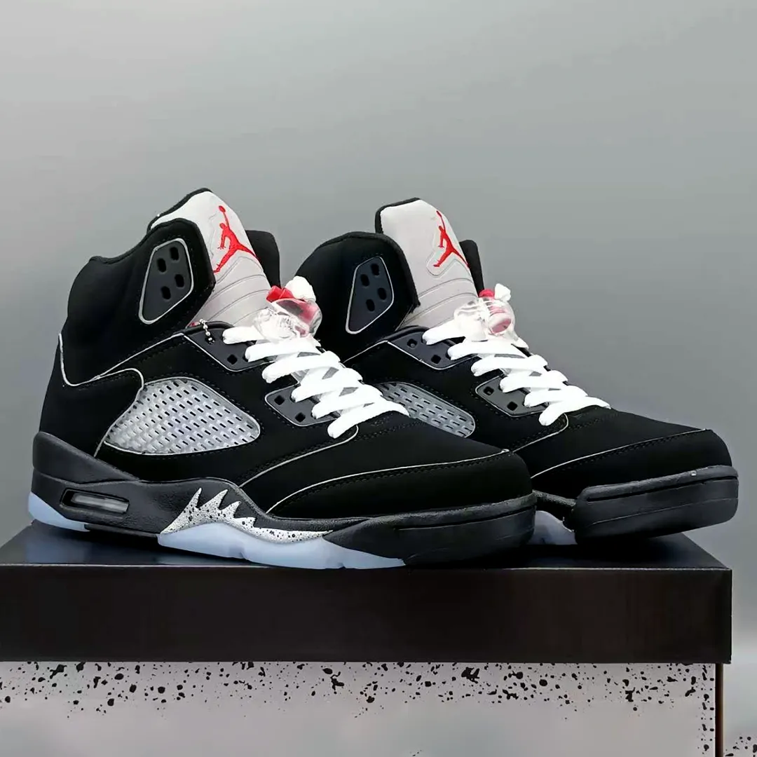 AJ 5 Black Metallic Reimagined Shoes Sneakers - nk0004216 - Image 10