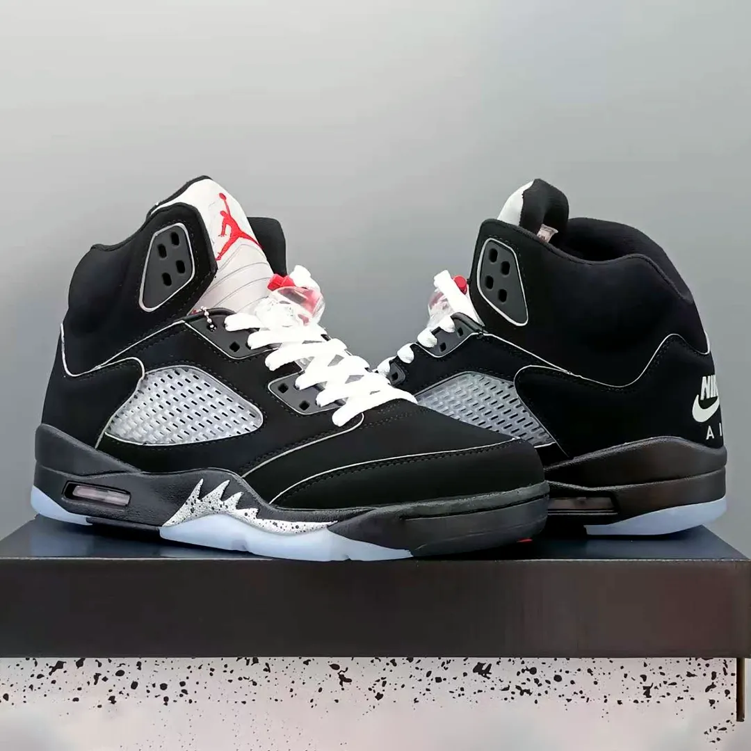 AJ 5 Black Metallic Reimagined Shoes Sneakers - nk0004216 - Image 12
