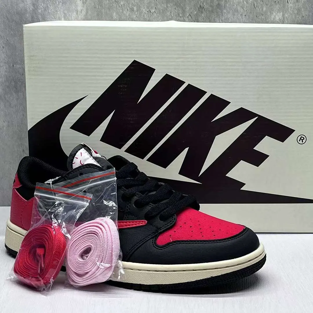 AJ 1 Low OG Bred x Travis Scott Shoes Sneakers - nk0004233 - Image 10