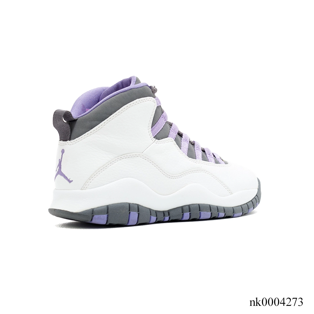 AJ 10 Retro White Medium Violet Shoes Sneakers - nk0004273 - Image 4