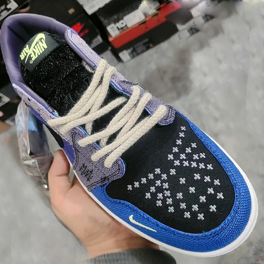 Zion Williamson x AJ 1 Low OG Voodoo Alternate Shoes Sneakers - nk0004307 - Image 7