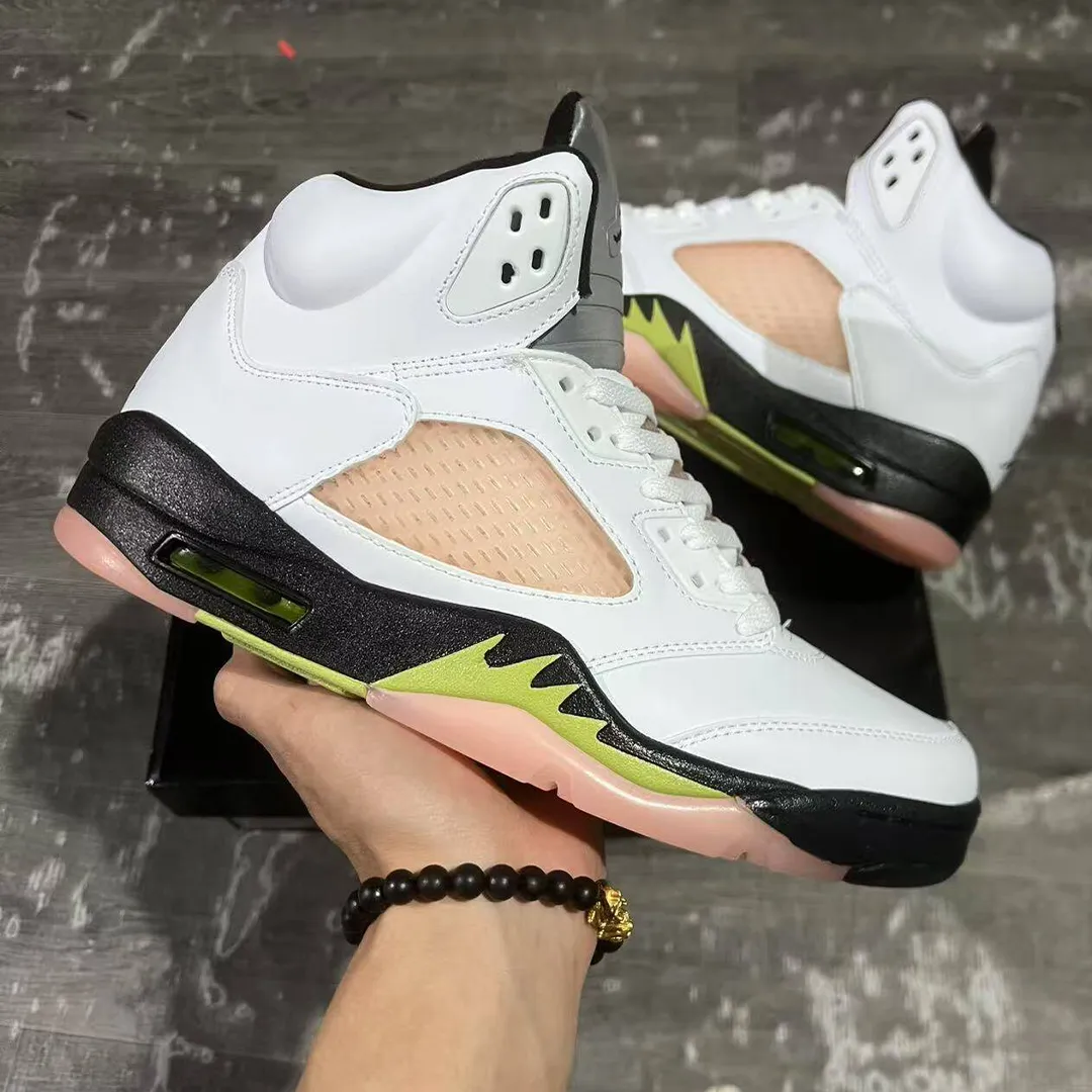 AJ 5 Luminous Green Shoes Sneakers - nk0004417 - Image 4