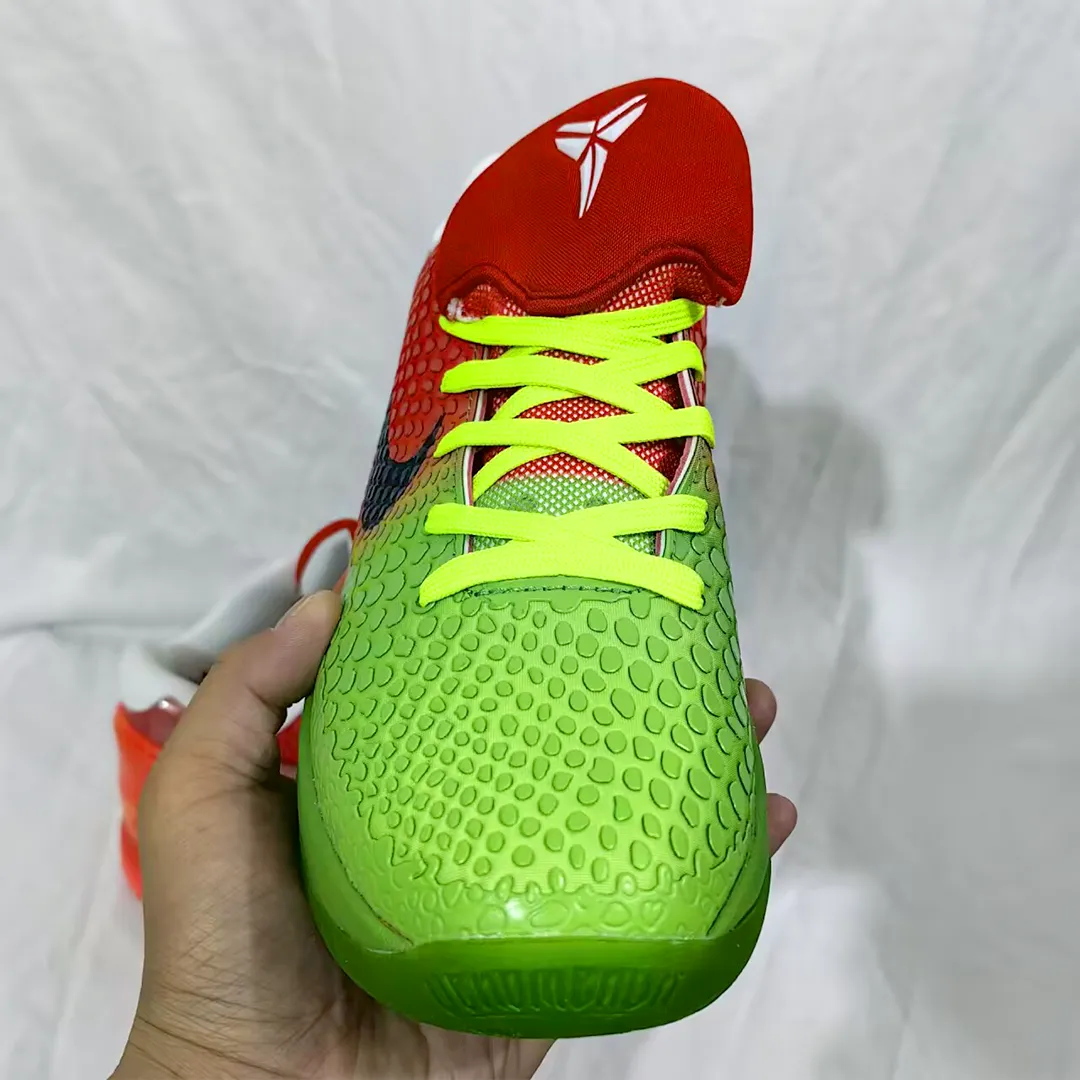 Kobe 6 Protro Grinch Custom Shoes Sneakers - nk0004430 - Image 10