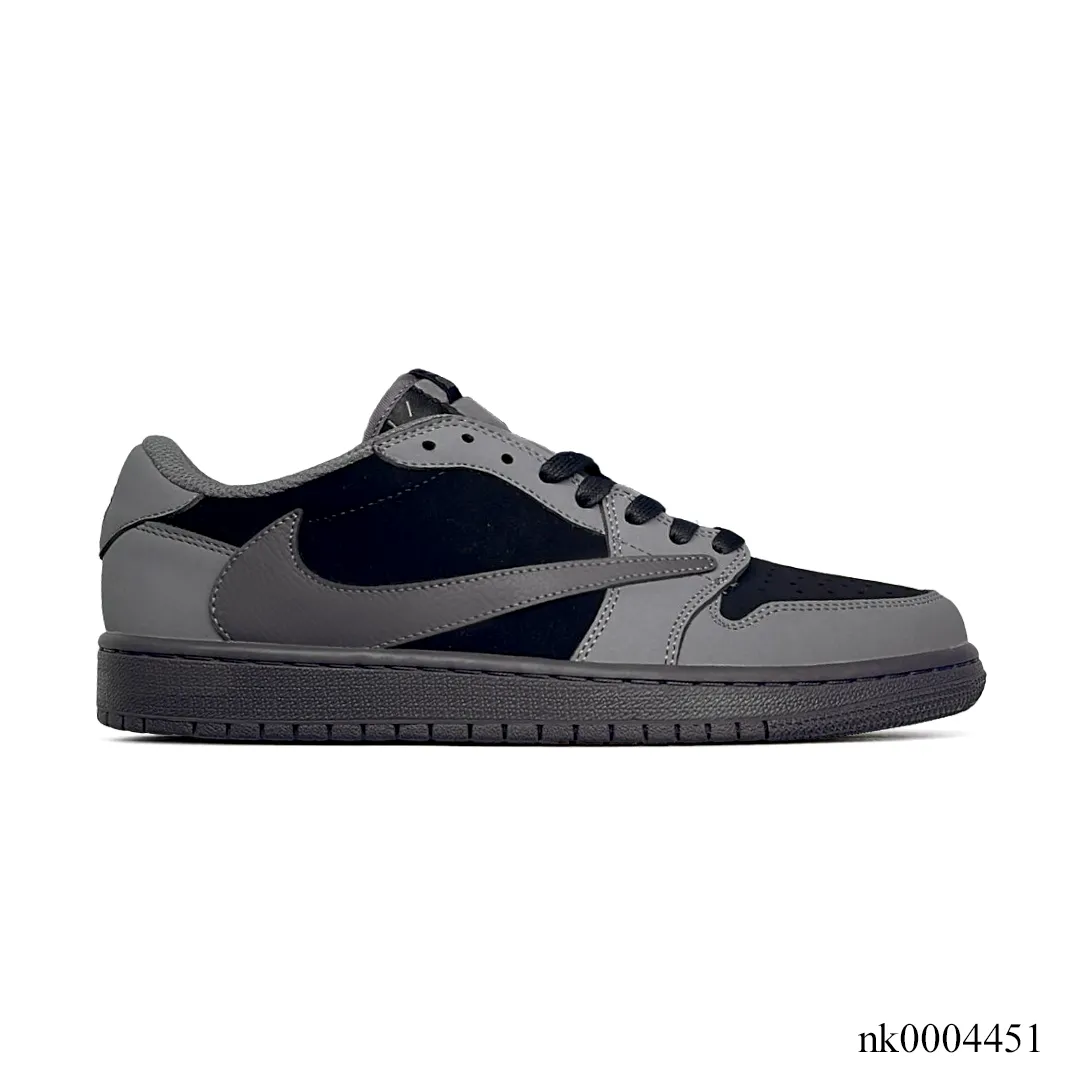 Travis Scott x AJ 1 Low Black Grey Shoes Sneaker - nk0004451