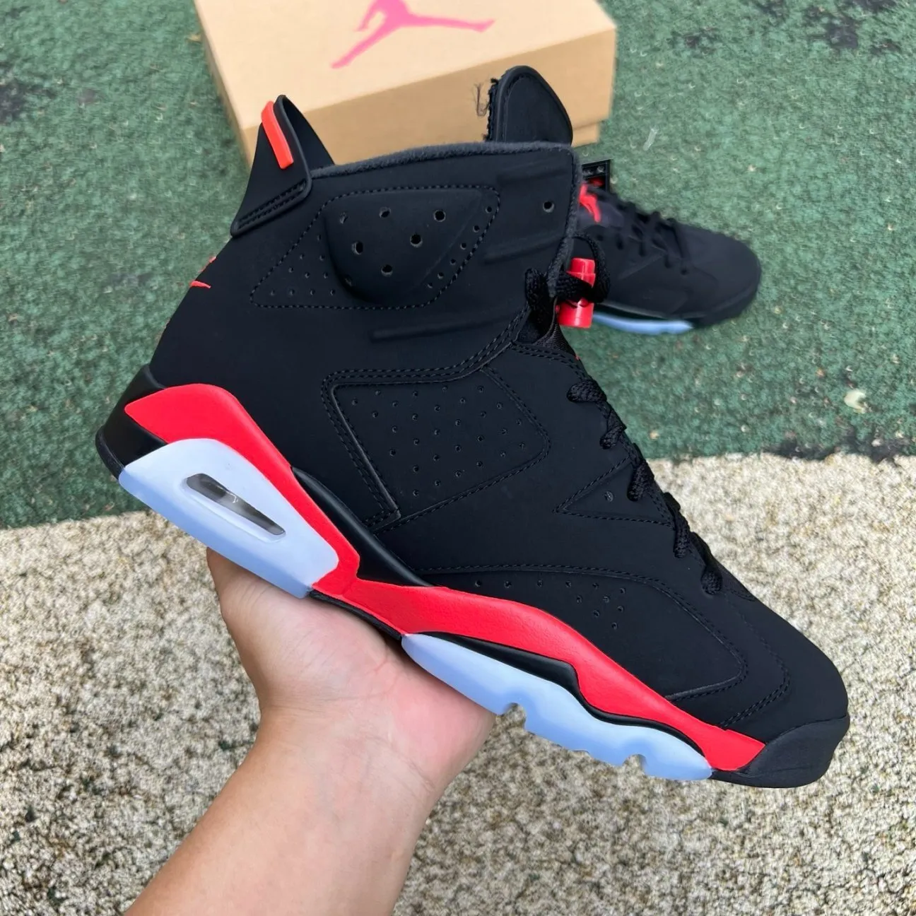 AJ 6 Reverse Infrared Shoes Sneaker - nk0004458 - Image 5