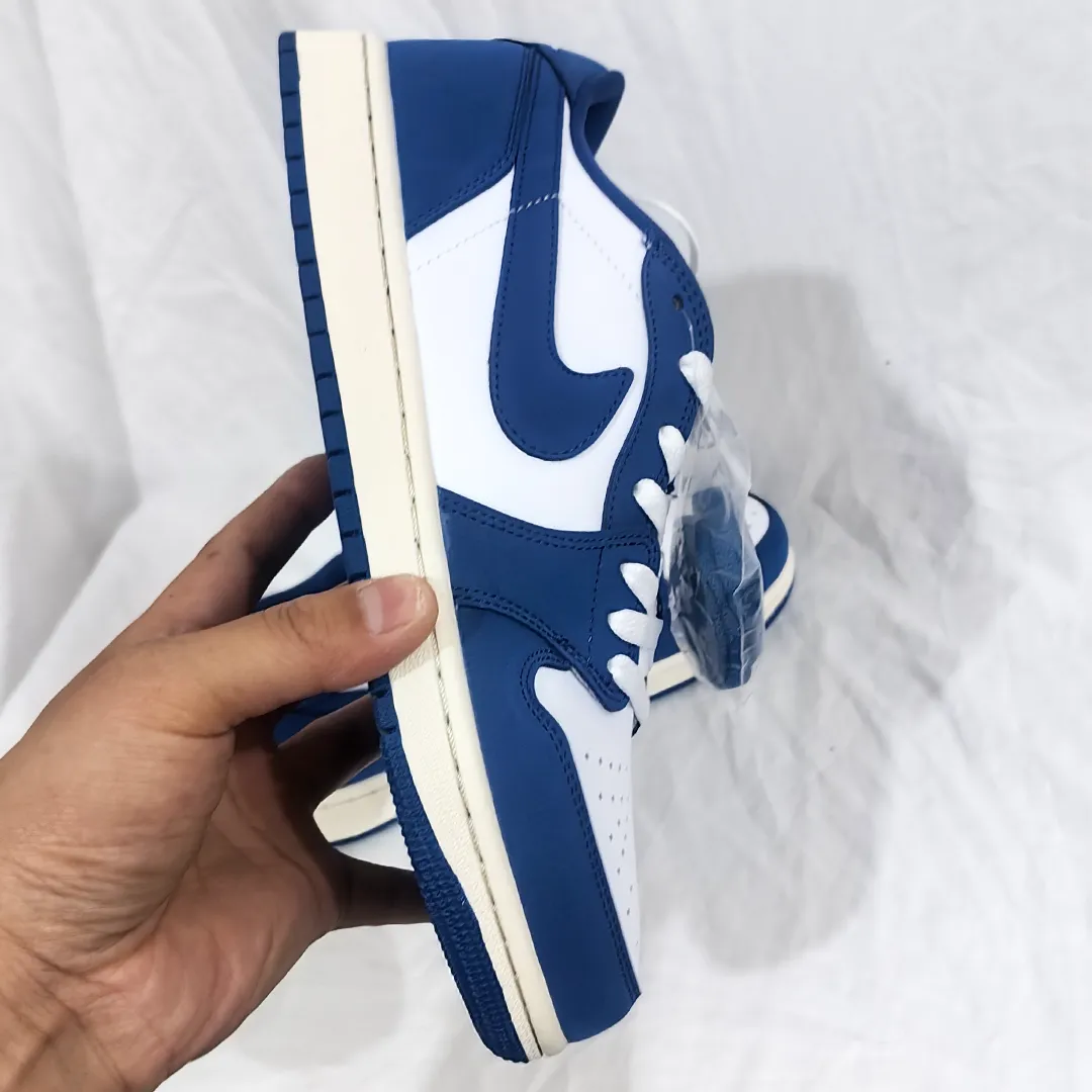 AJ 1 Low OG Storm Blue Shoes Sneakers – nk0004512 - Image 3
