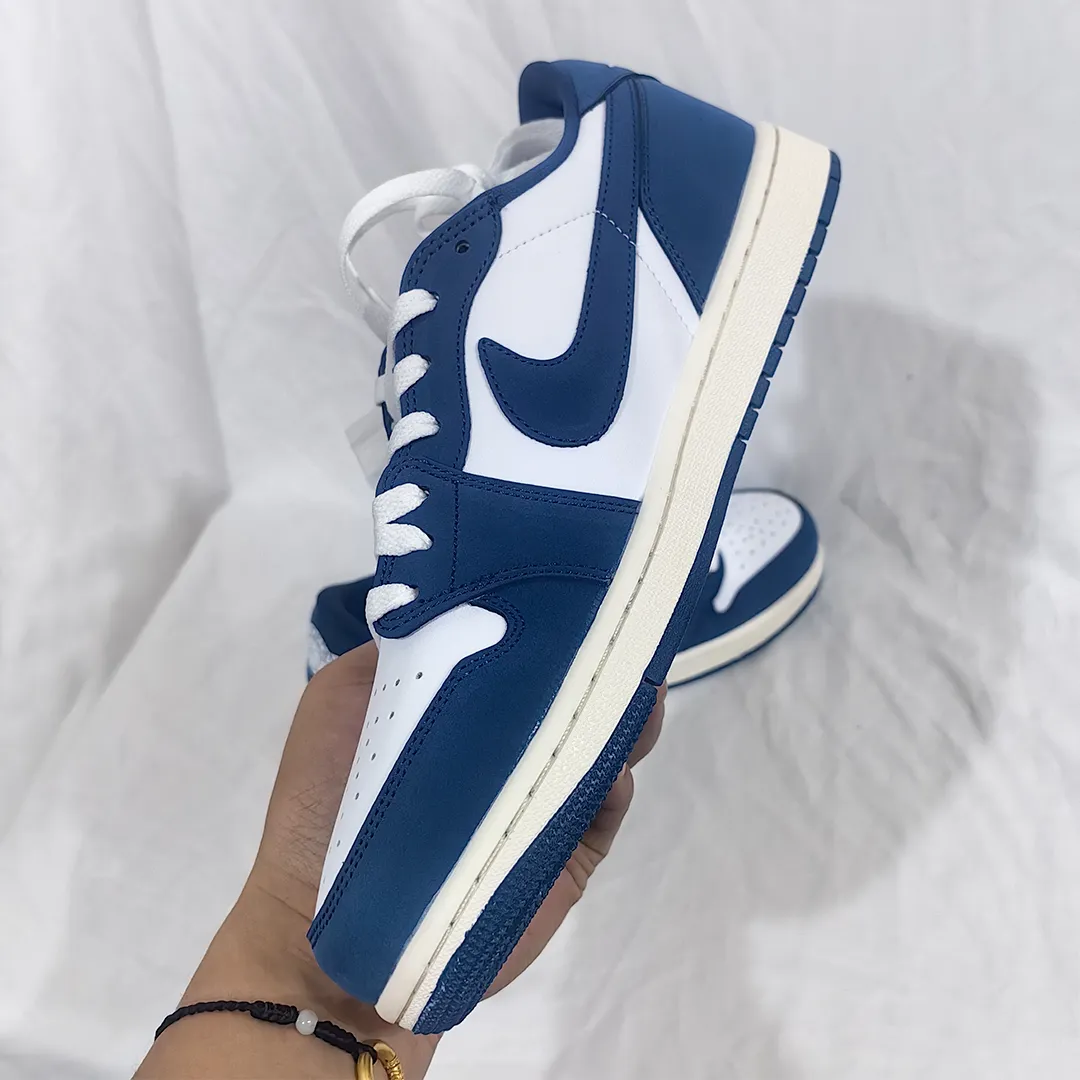 AJ 1 Low OG Storm Blue Shoes Sneakers – nk0004512 - Image 4
