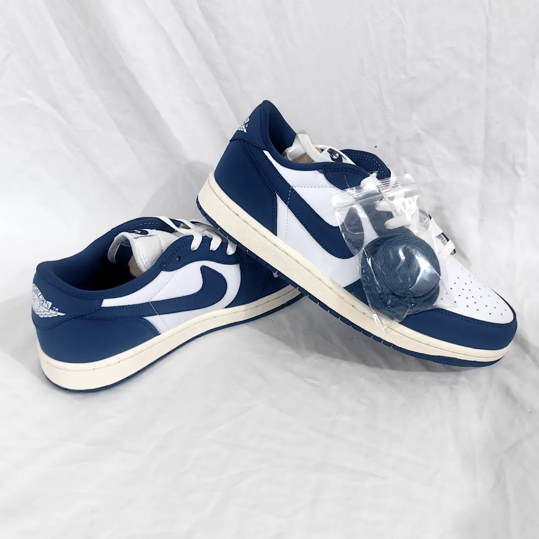 AJ 1 Low OG Storm Blue Shoes Sneakers – nk0004512 - Image 5
