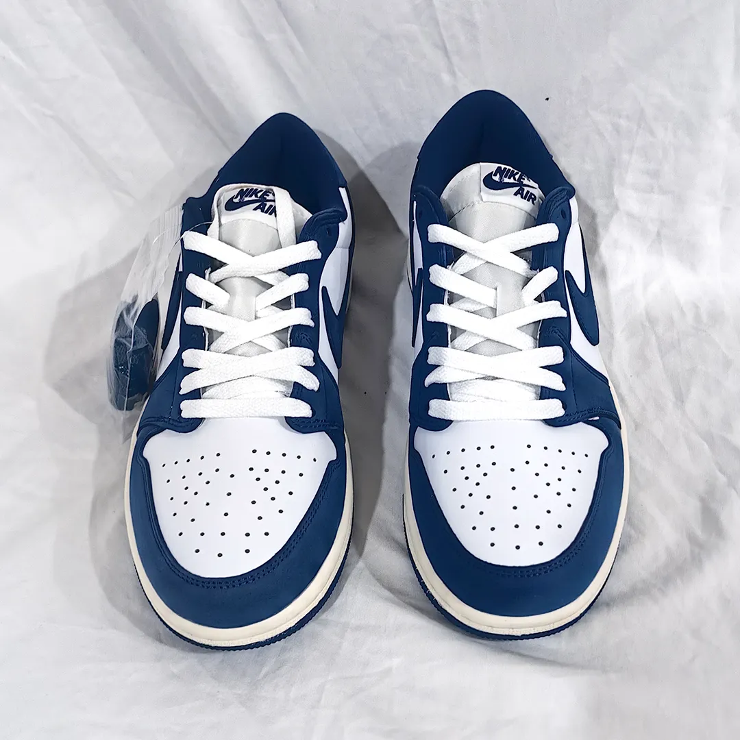 AJ 1 Low OG Storm Blue Shoes Sneakers – nk0004512 - Image 6