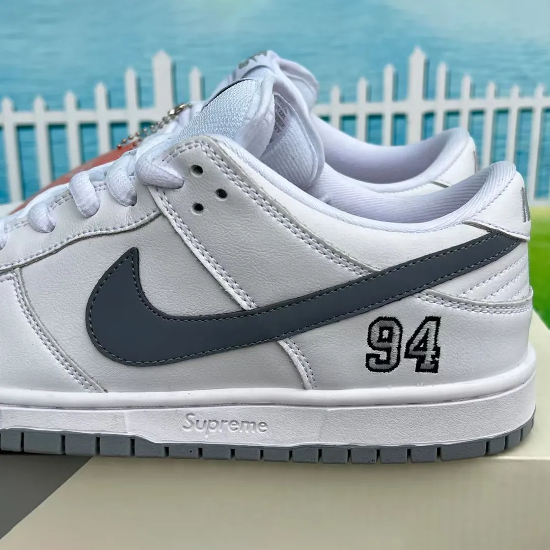 SUP x Dunk Low SB White Shoes Sneakers - nk0004520 - Image 8