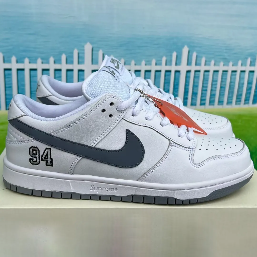 SUP x Dunk Low SB White Shoes Sneakers - nk0004520 - Image 6