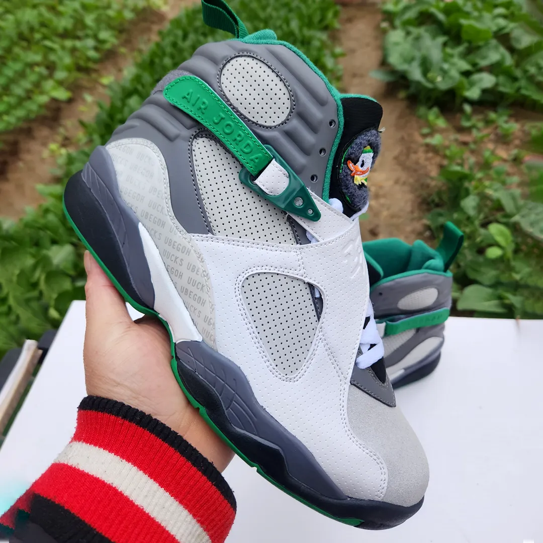 AJ 8 Oregon PE Pure Platinum Shoes Sneakers – nk0004529 - Image 4