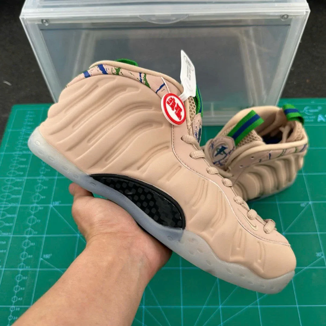 Air Foamposite One Particle Beige Shoes Sneakers – nk0004564 - Image 3