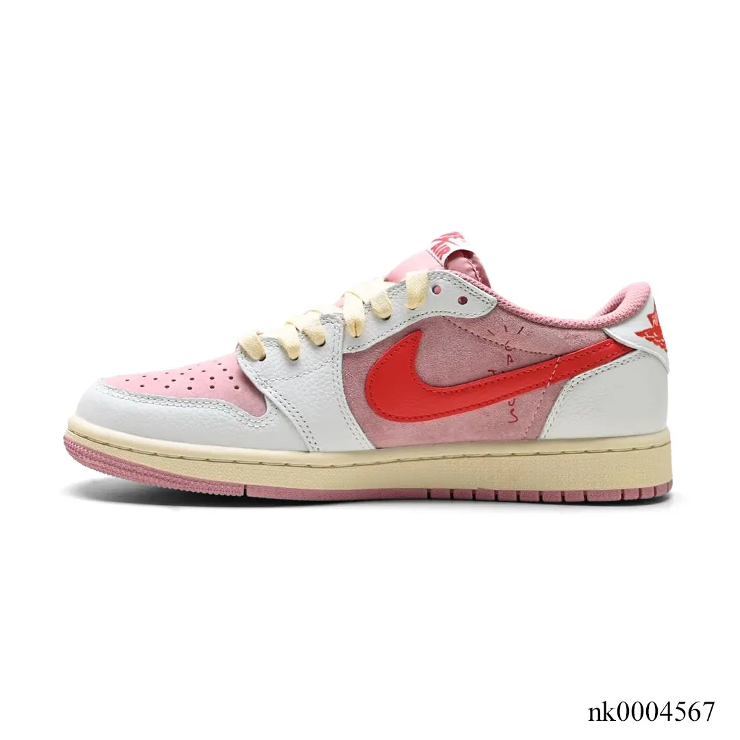 Travis Scott x AJ 1 Low OG Shy Pink Shoes Sneakers – nk0004567 - Image 2