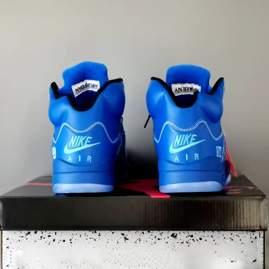 Awake NY x AJ 5 Blueprint Shoes Sneakers - nk0004663 - Image 8