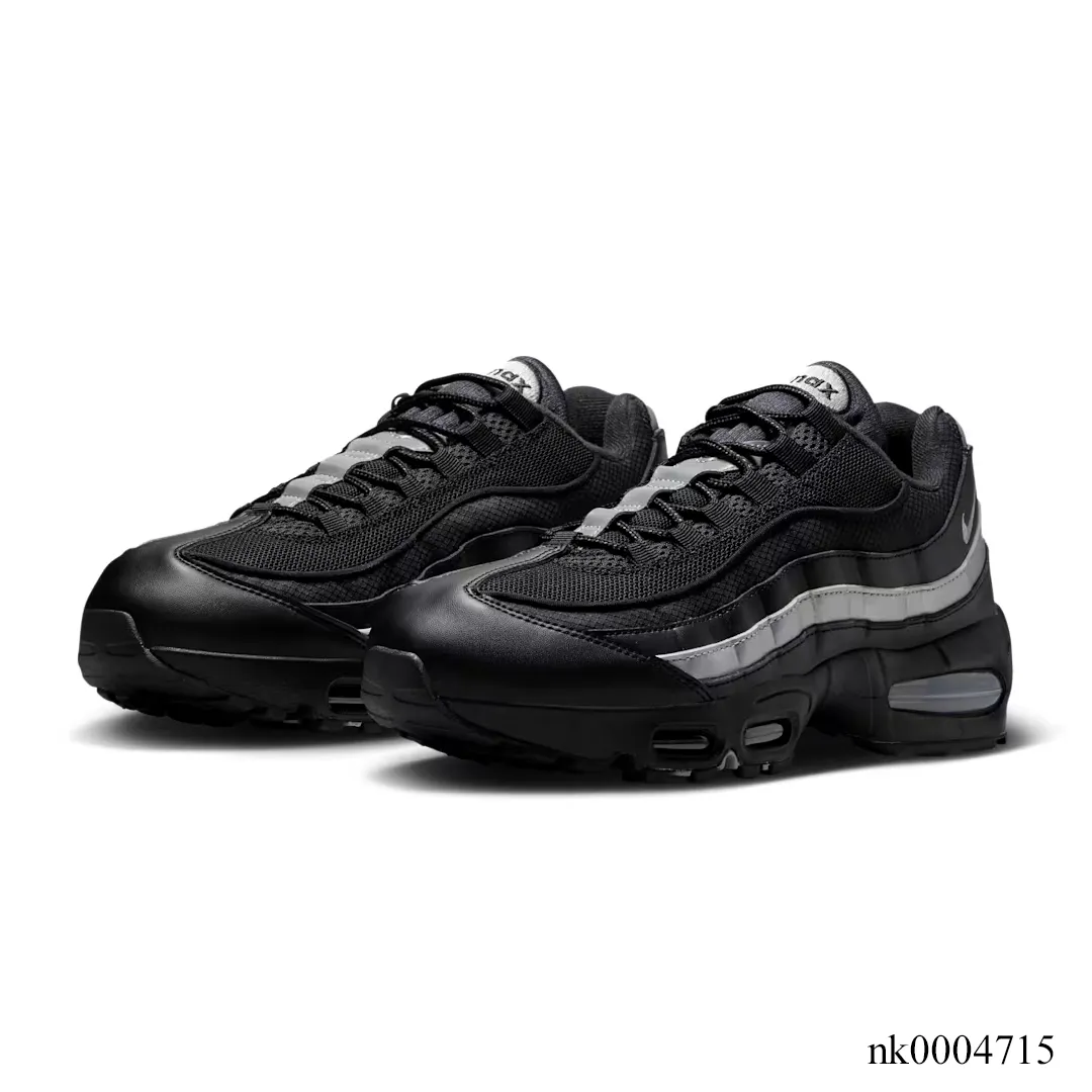 AM 95 Big Bubble Black Metallic Silver Shoes Sneakers - nk0004715 - Image 3