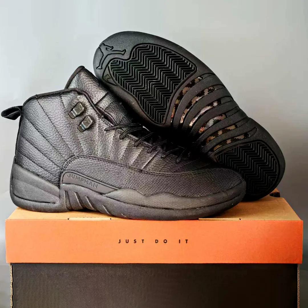 AJ 12 Black Cat Shoes Sneakers – nk0004729 - Image 4