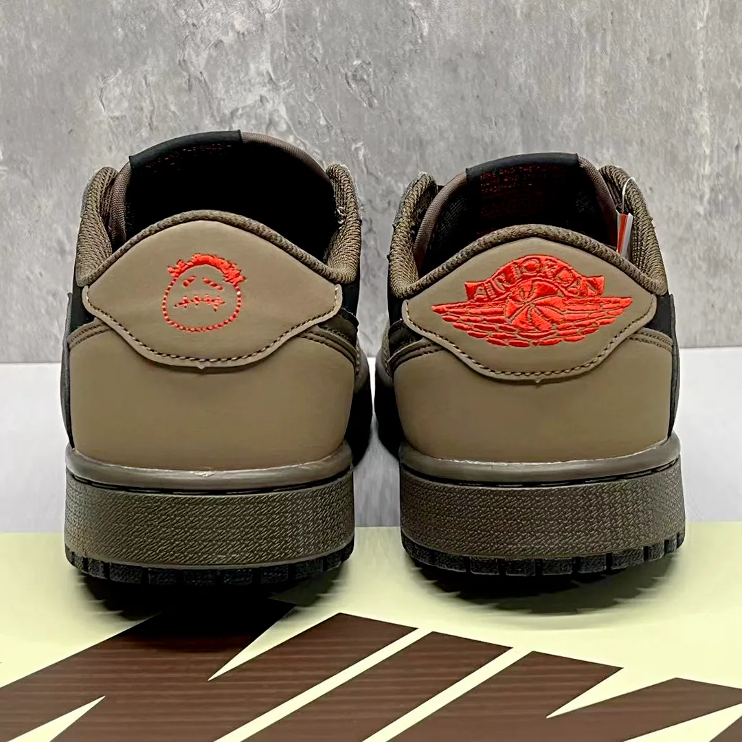 Travis Scott x AJ 1 Low OG Brown Shoes Sneakers – nk0004765 - Image 9