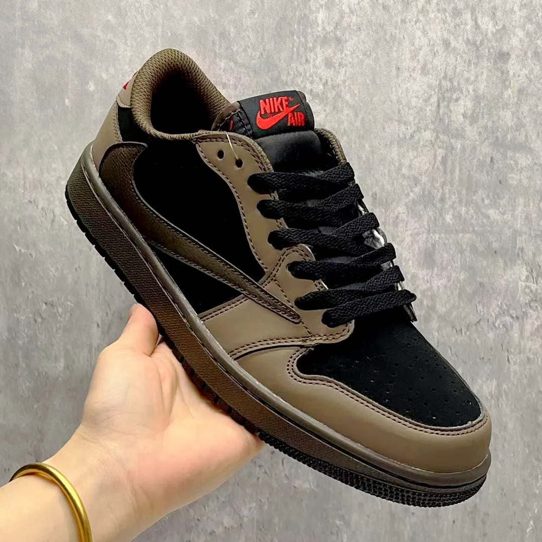 Travis Scott x AJ 1 Low OG Brown Shoes Sneakers – nk0004765 - Image 4