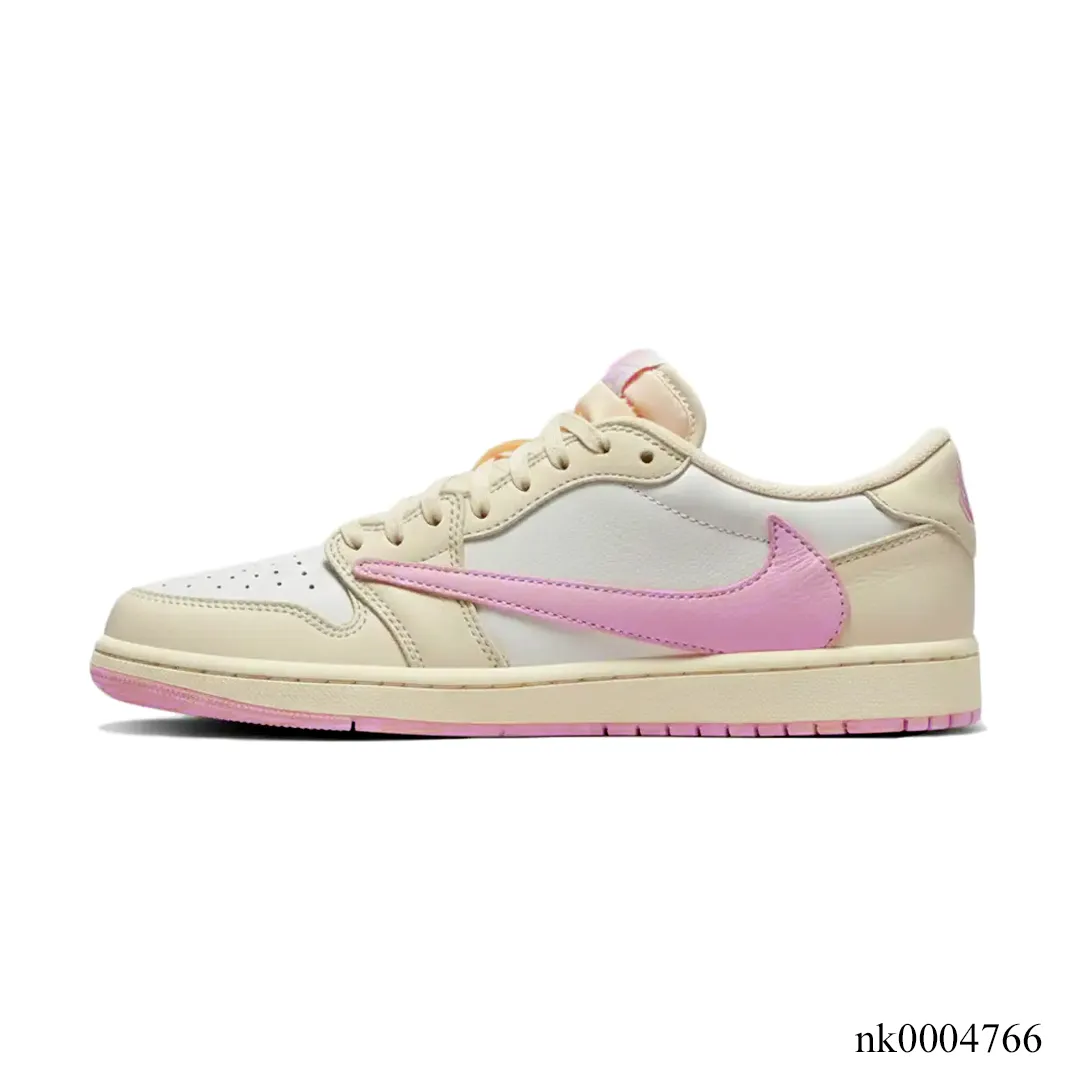 Travis Scott x AJ 1 Low OG Sail Shy Pink Shoes Sneakers – nk0004766 - Image 2