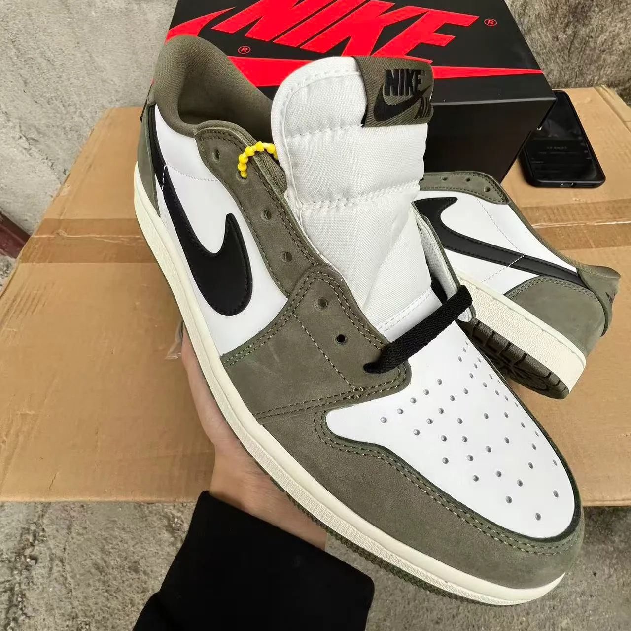 AJ 1 Low OG Medium Olive (2026) Shoes Sneakers – nk0004774 - Image 3