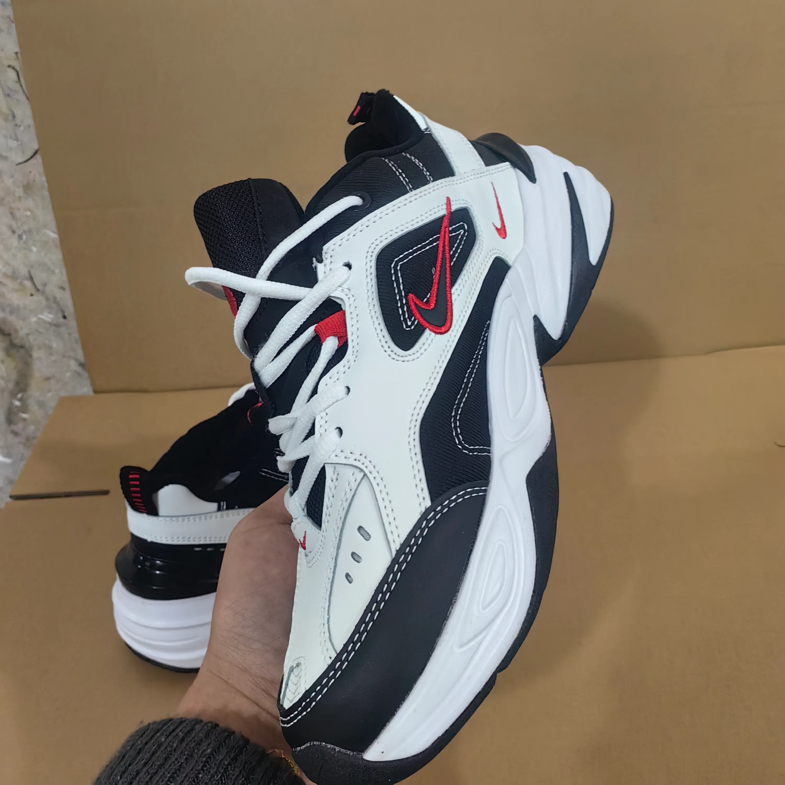 M2K Tekno 'White Black' Shoes Sneakers - nk0004784 - Image 6