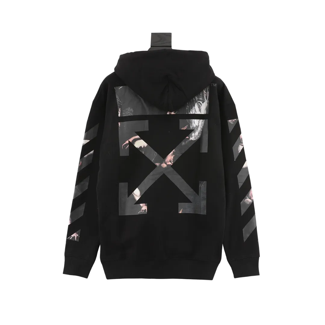 OW Caravaggio Arrows Hoodie in Black - 342 - owf0000342 - Image 2