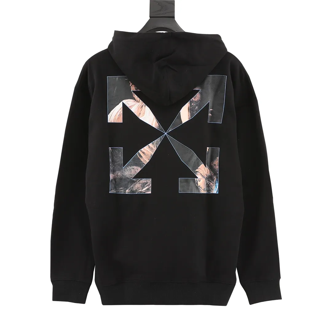 OW Caravaggio Arrows Hoodie in Black - 342 - owf0000342 - Image 7