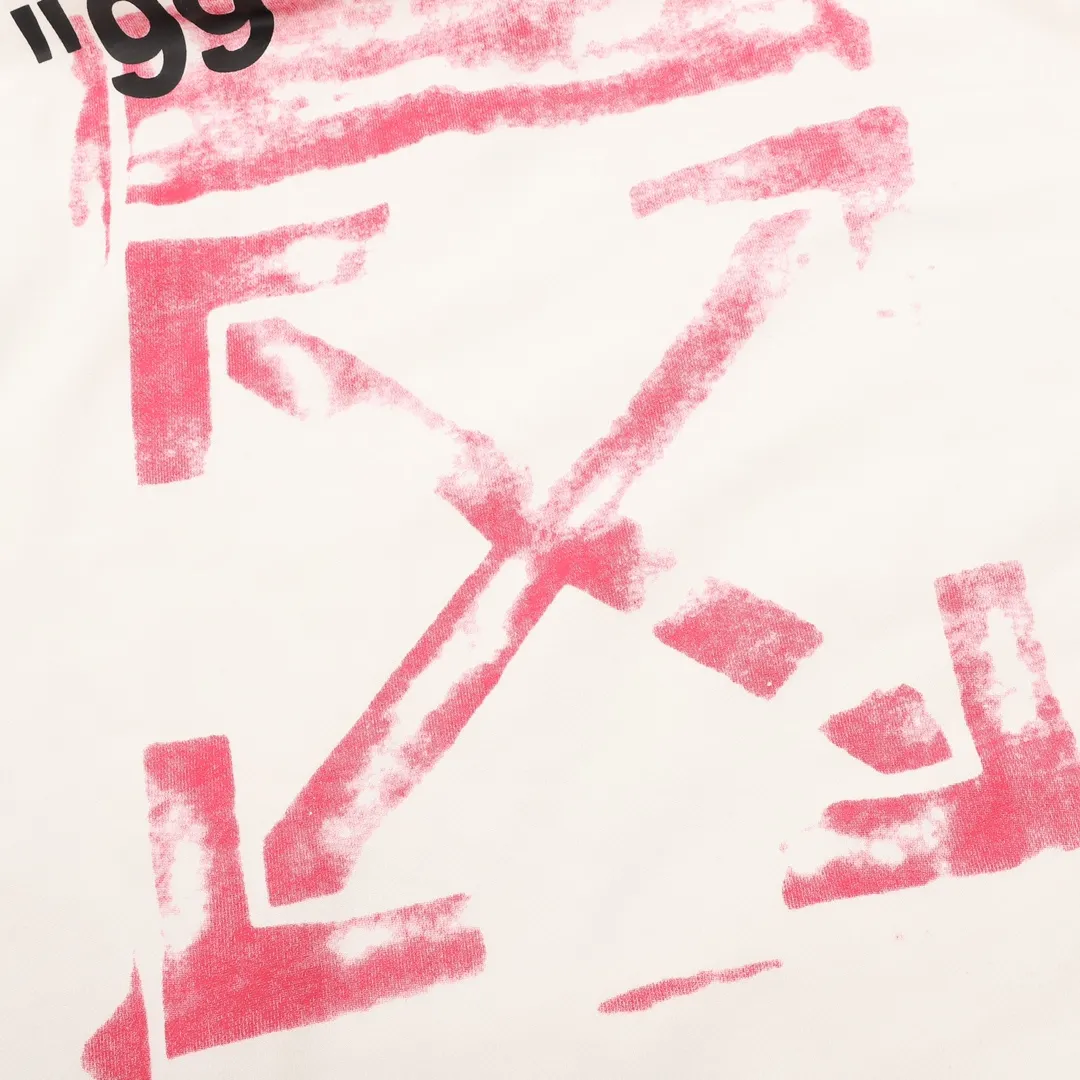 OW Diagonal Stencil Hoodie in White - 346 - owf0000346 - Image 6