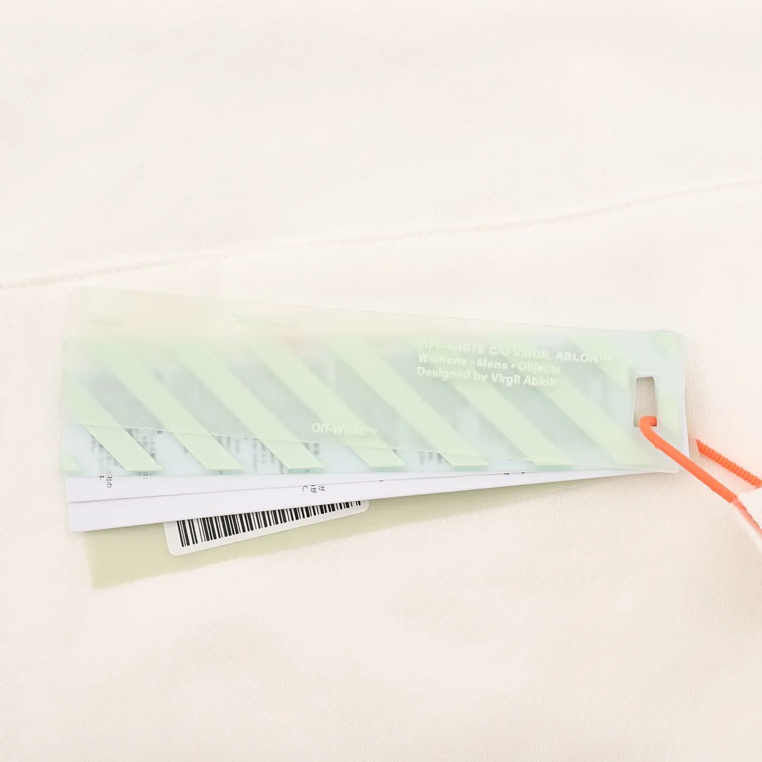 OW Diagonal Stencil Hoodie in White - 346 - owf0000346 - Image 8