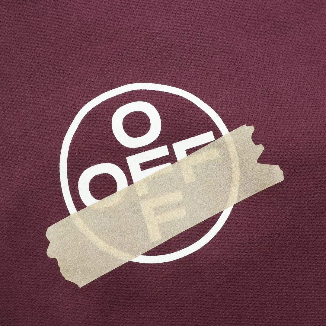 OW Diagonal Tape Arrows Hoodie in Purple - 348 - owf0000348 - Image 4