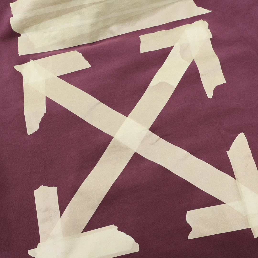 OW Diagonal Tape Arrows Hoodie in Purple - 348 - owf0000348 - Image 5