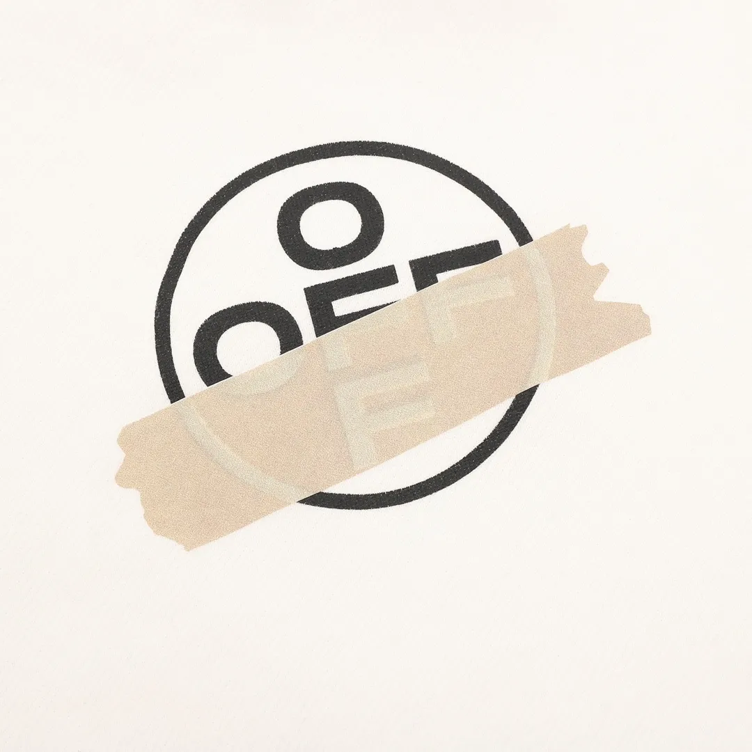 OW Diagonal Tape Arrows Hoodie in White - 349 - owf0000349 - Image 4