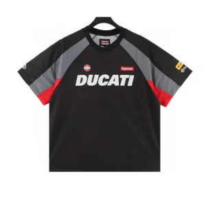 SUP x Ducati Racing Jersey T-Shirt in Black - 511 - spm0000511