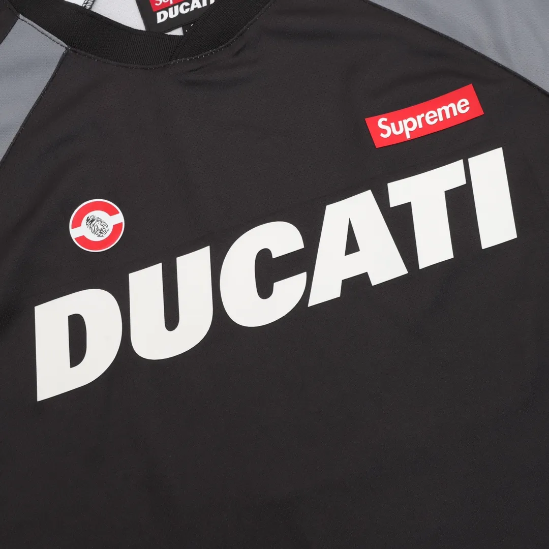 SUP x Ducati Racing Jersey T-Shirt in Black - 511 - spm0000511 - Image 4