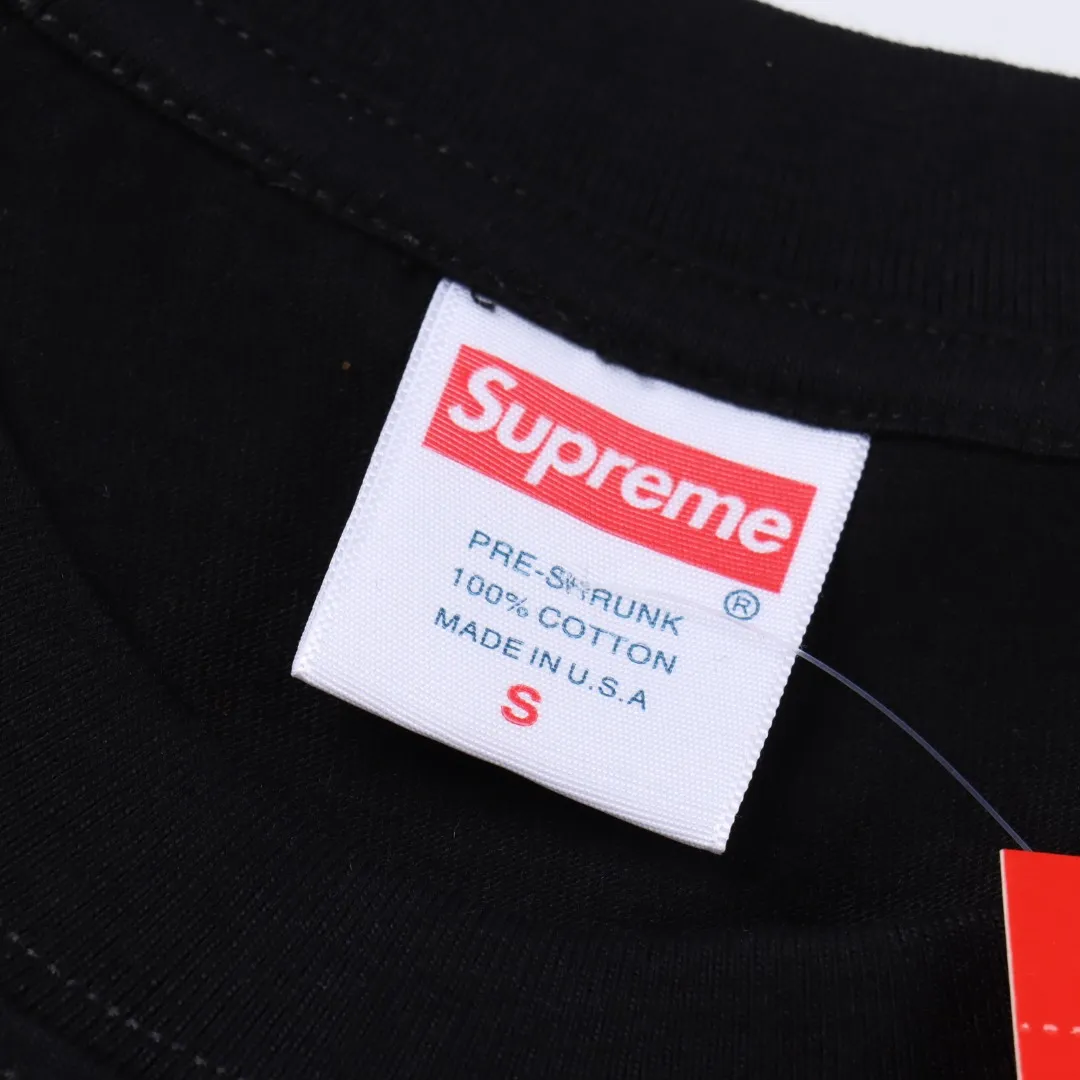 SUP Cross Box Logo T-Shirt in Black - 512 - spm0000512 - Image 4