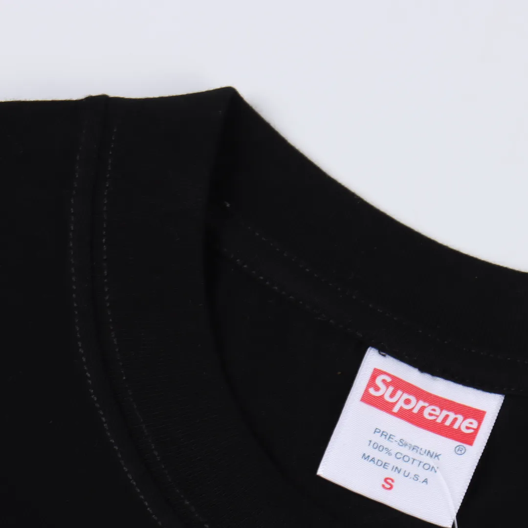 SUP Cross Box Logo T-Shirt in Black - 512 - spm0000512 - Image 3