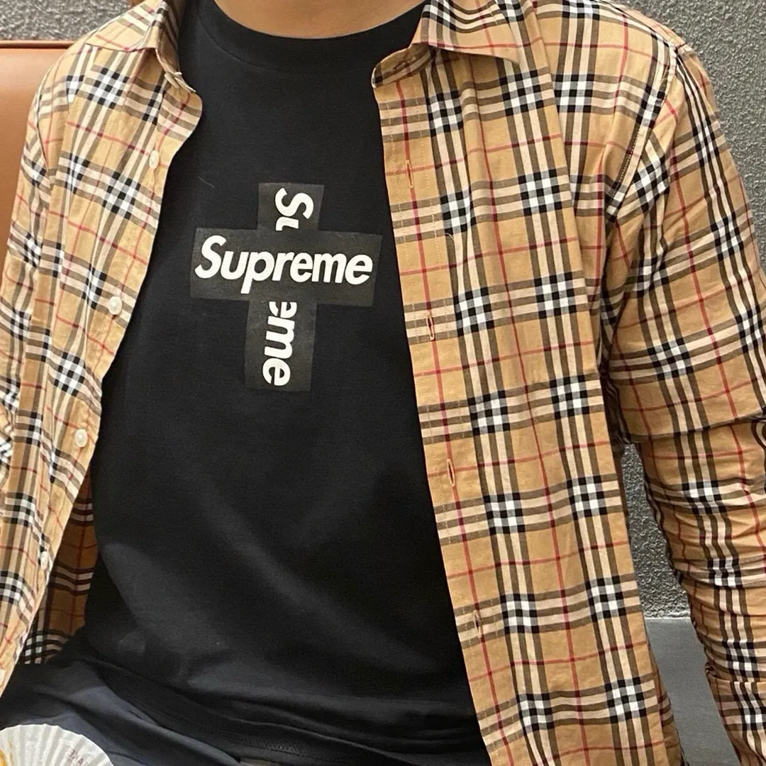 SUP Cross Box Logo T-Shirt in Black - 512 - spm0000512 - Image 10