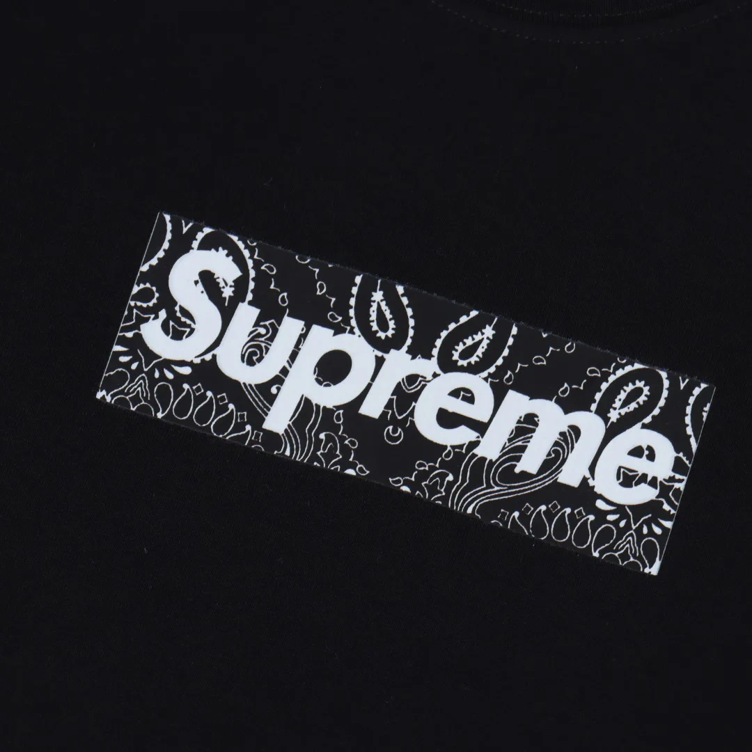 SUP Box Logo Zebra Print T-Shirt in Black - 514 - spm0000514 - Image 5