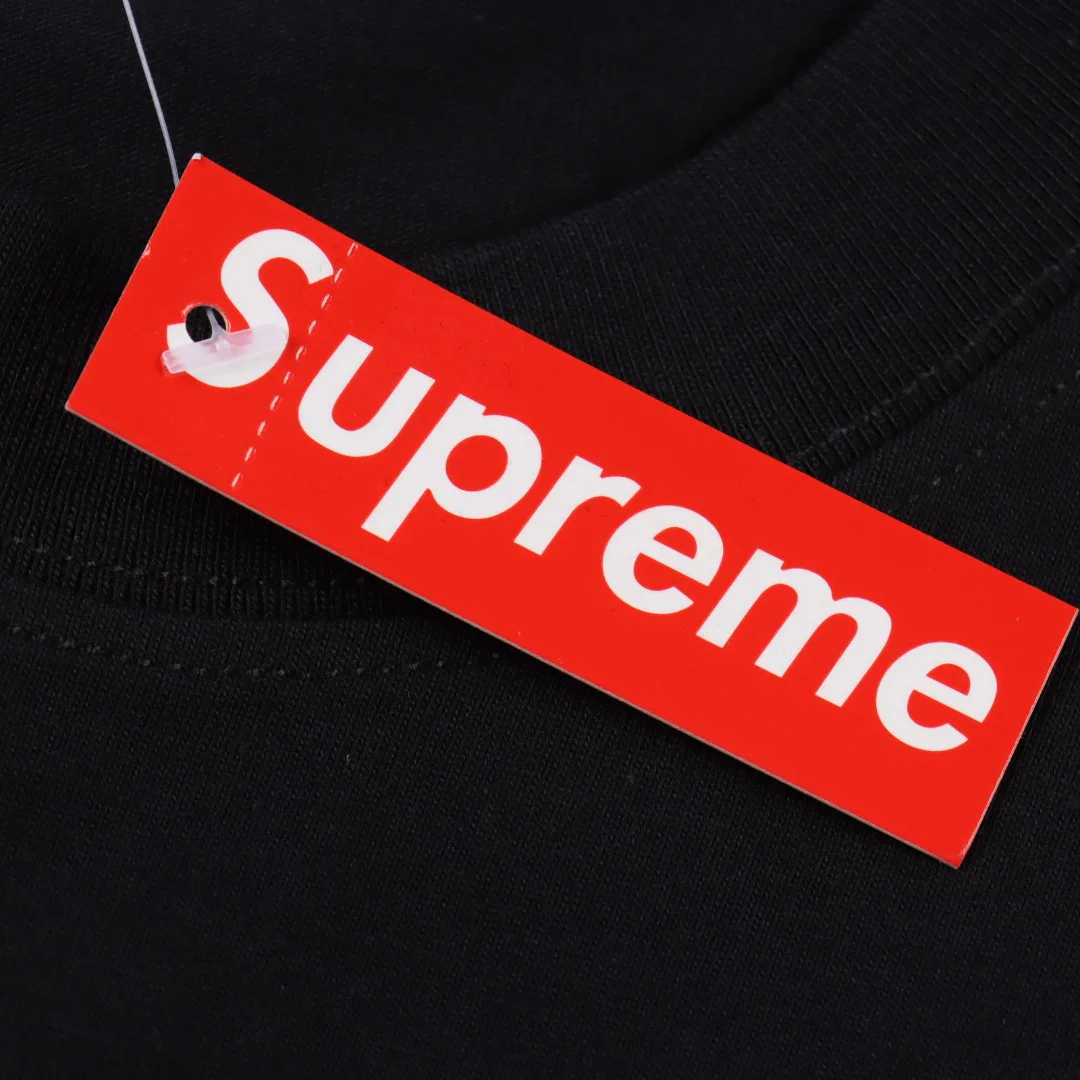 SUP Box Logo Zebra Print T-Shirt in Black - 514 - spm0000514 - Image 9
